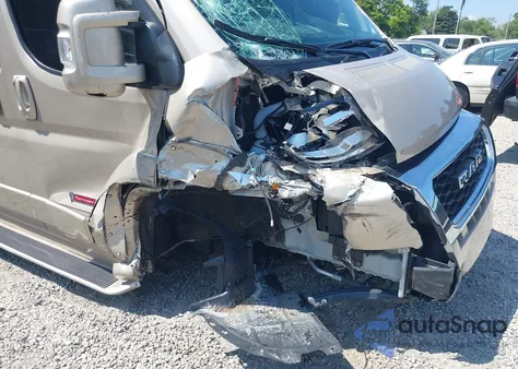 2022 Ram Promaster 1500 Low Roof 136 Wb из США, поврежденный, VIN 3C6LRVAG8NE113485